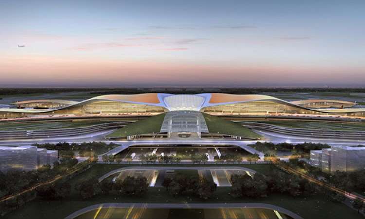 北京新机场可视化效果图