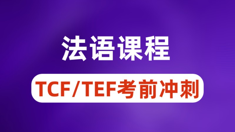 青岛TCF/TEF考前冲刺