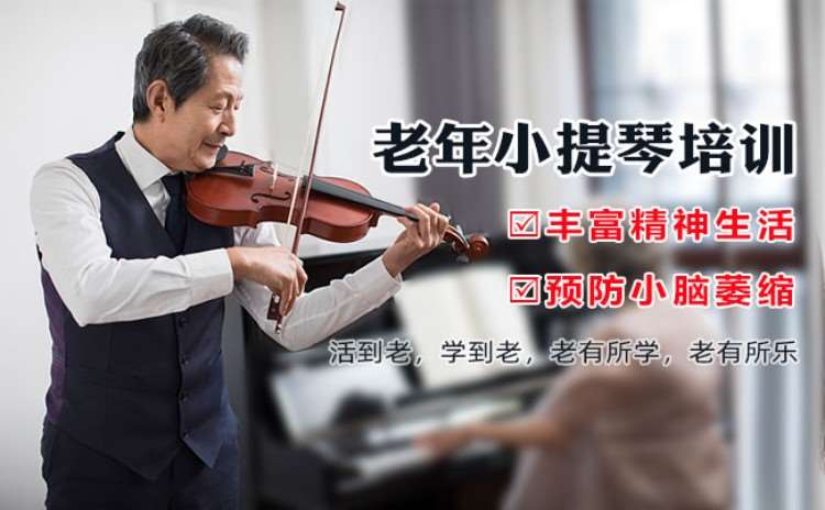 北京老年小提琴课程（50岁以上）健康休闲课程