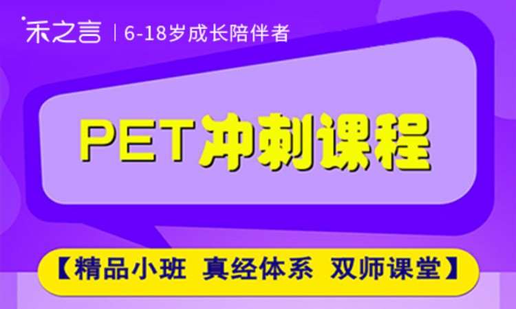 北京PET考冲课程